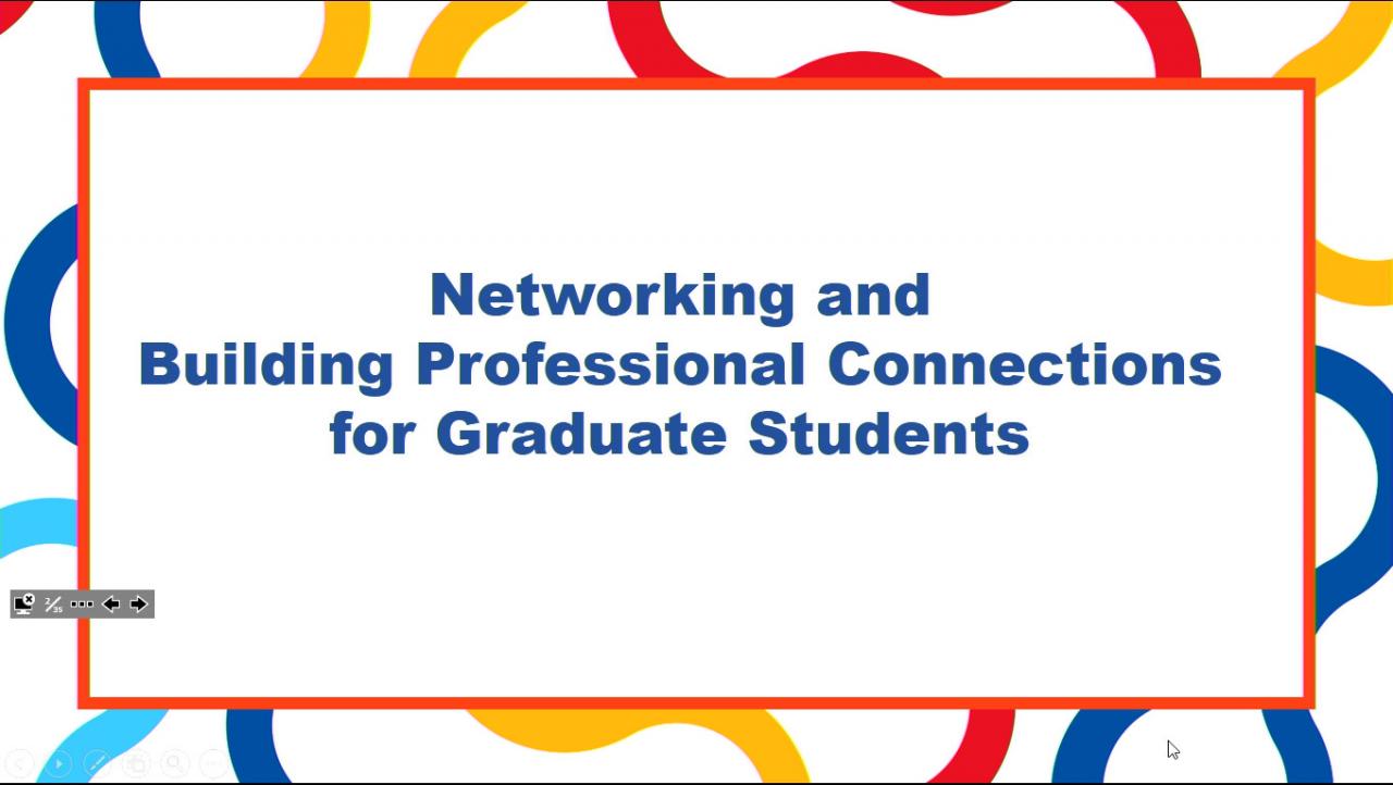 Importance of networking during degree education